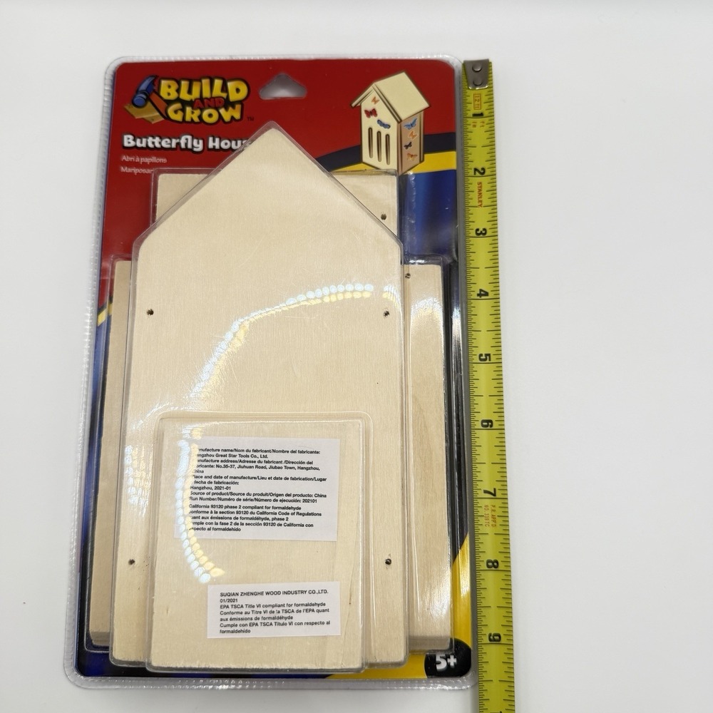 New‎ Lowe's Build And Grow Butterfly House Sealed Kit Age 5+ 2021 Model #67265 - Picture 8 of 8